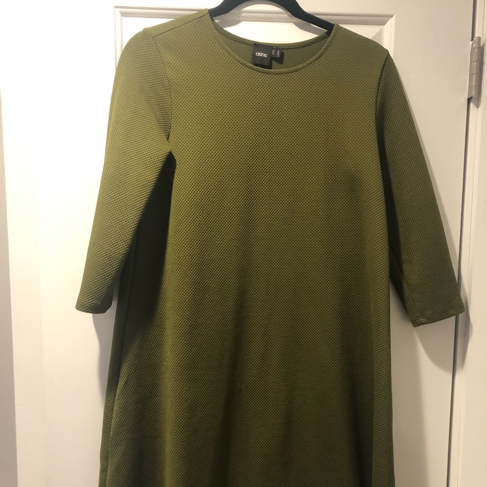 ASOS Olive Green Shift Dress